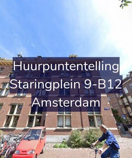 Foto gevel Huurpuntentelling voor Staringplein 9-B12, Amsterdam