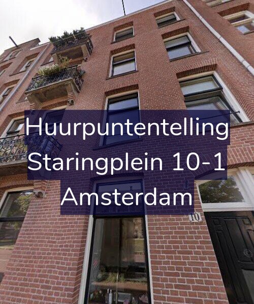 Foto gevel Huurpuntentelling voor Staringplein 10-1, Amsterdam