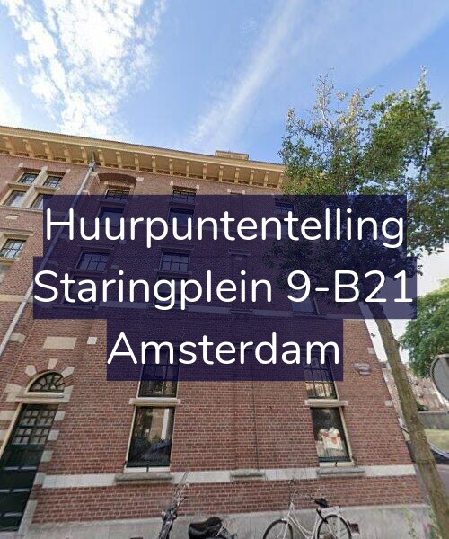 Foto gevel Huurpuntentelling voor Staringplein 9-B21, Amsterdam