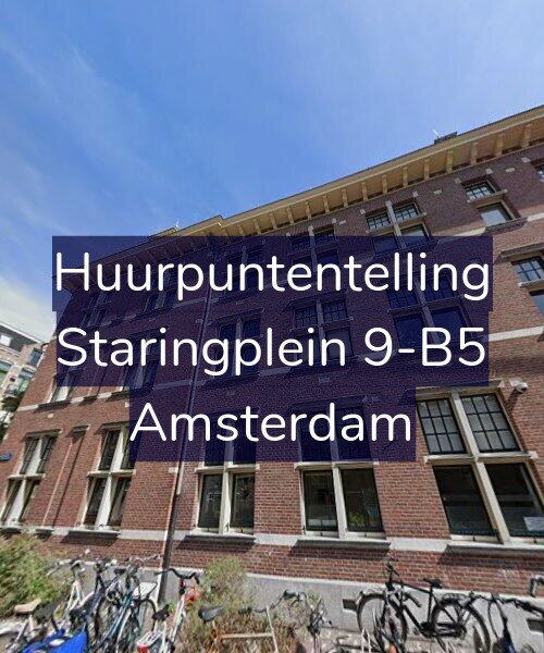 Foto gevel Huurpuntentelling voor Staringplein 9-B5, Amsterdam
