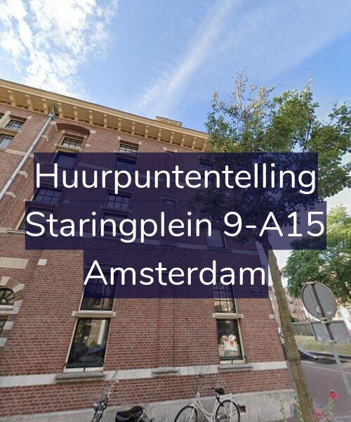 Foto gevel Huurpuntentelling voor Staringplein 9-A15, Amsterdam
