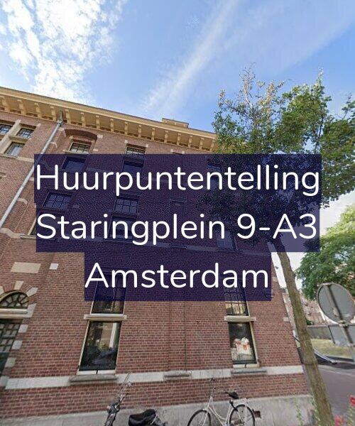 Foto gevel Huurpuntentelling voor Staringplein 9-A3, Amsterdam
