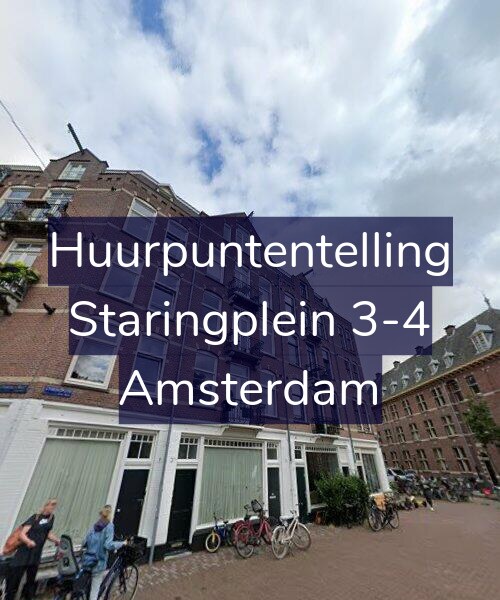 Foto gevel Huurpuntentelling voor Staringplein 3-4, Amsterdam