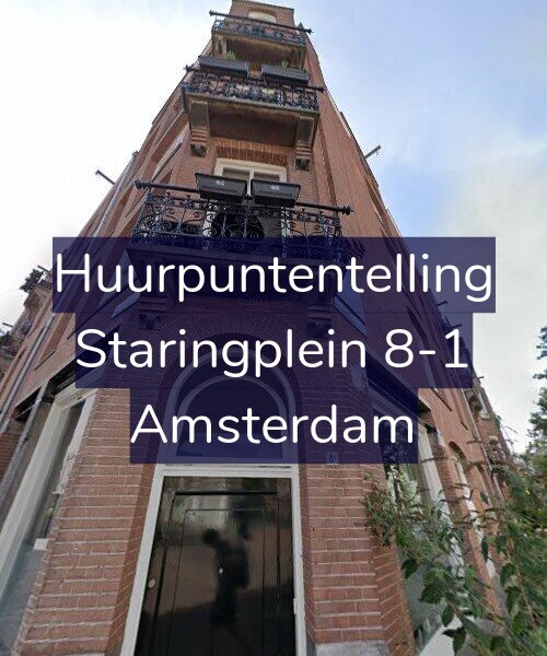 Foto gevel Huurpuntentelling voor Staringplein 8-1, Amsterdam