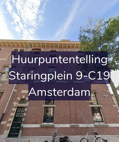 Foto gevel Huurpuntentelling voor Staringplein 9-C19, Amsterdam