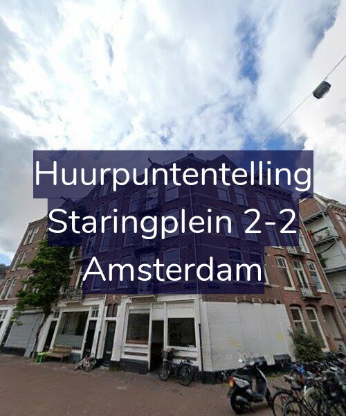 Foto gevel Huurpuntentelling voor Staringplein 2-2, Amsterdam