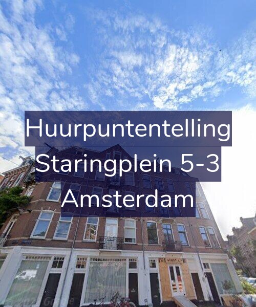 Foto gevel Huurpuntentelling voor Staringplein 5-3, Amsterdam