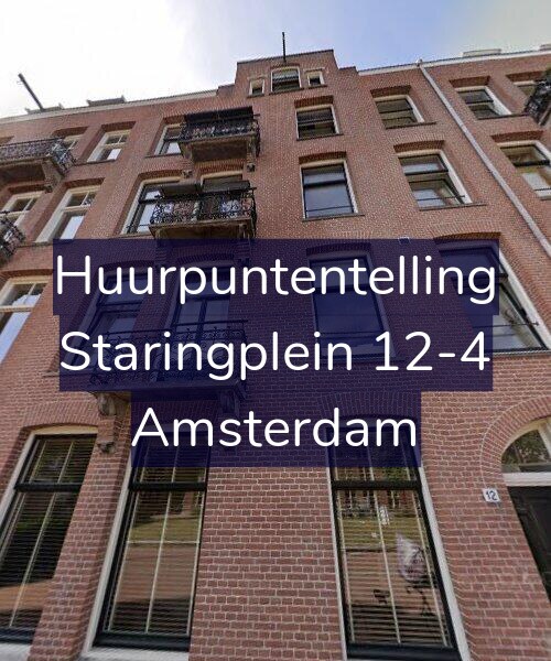 Foto gevel Huurpuntentelling voor Staringplein 12-4, Amsterdam