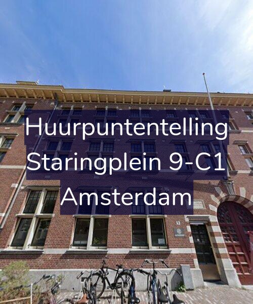 Foto gevel Huurpuntentelling voor Staringplein 9-C1, Amsterdam