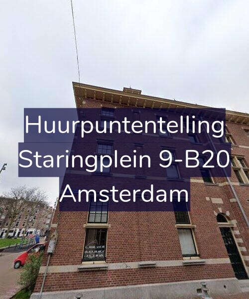 Foto gevel Huurpuntentelling voor Staringplein 9-B20, Amsterdam