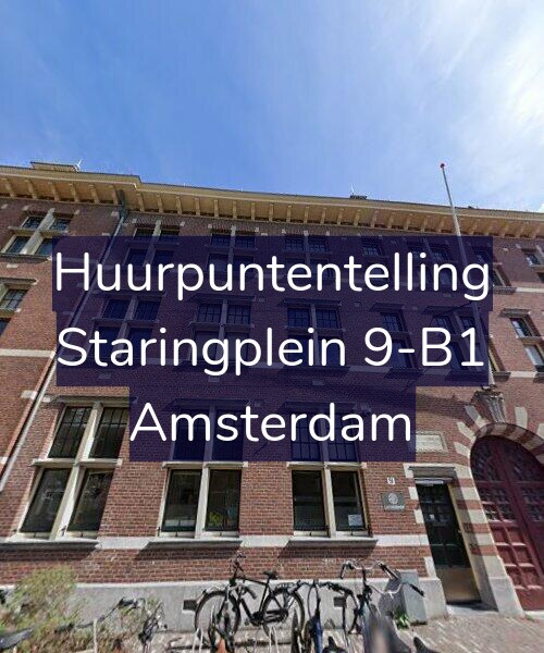 Foto gevel Huurpuntentelling voor Staringplein 9-B1, Amsterdam