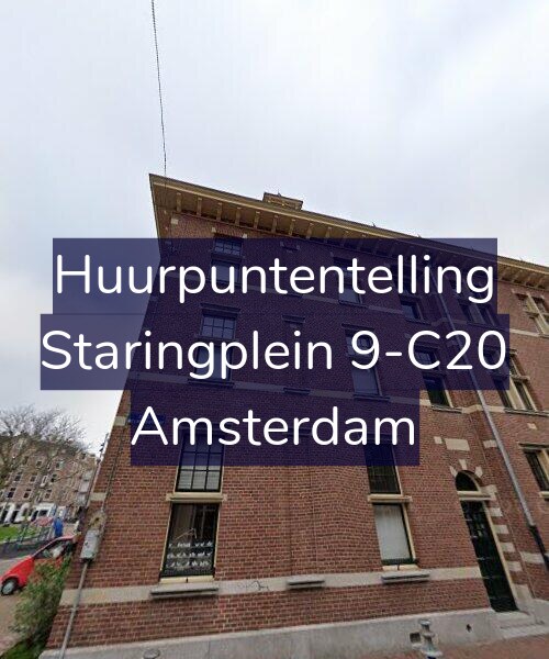 Foto gevel Huurpuntentelling voor Staringplein 9-C20, Amsterdam