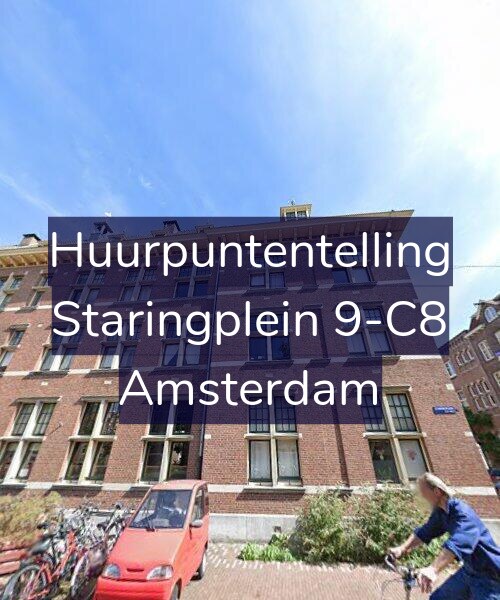 Foto gevel Huurpuntentelling voor Staringplein 9-C8, Amsterdam