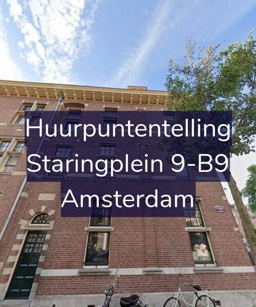 Foto gevel Huurpuntentelling voor Staringplein 9-B9, Amsterdam