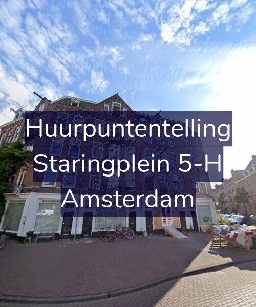 Foto gevel Huurpuntentelling voor Staringplein 5-H, Amsterdam