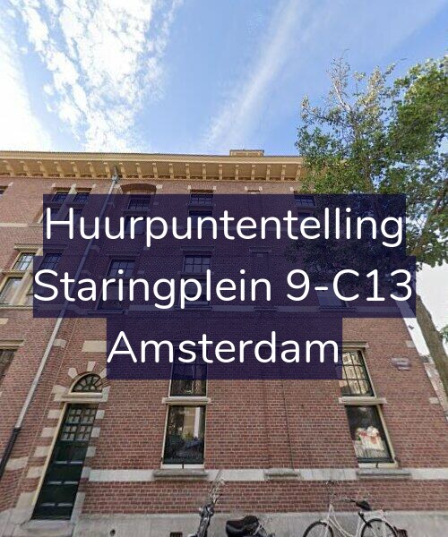Foto gevel Huurpuntentelling voor Staringplein 9-C13, Amsterdam