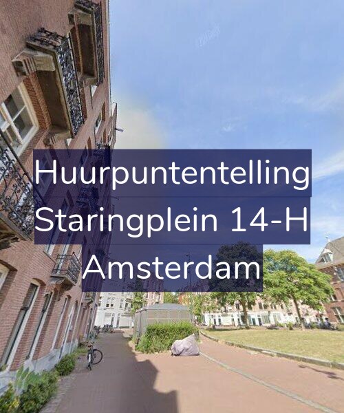 Foto gevel Huurpuntentelling voor Staringplein 14-H, Amsterdam