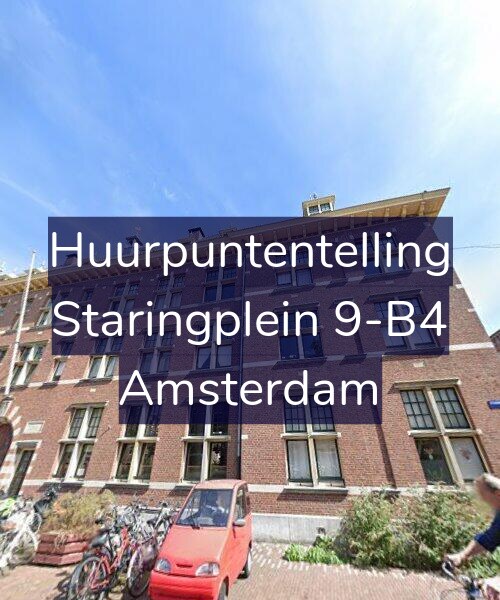 Foto gevel Huurpuntentelling voor Staringplein 9-B4, Amsterdam