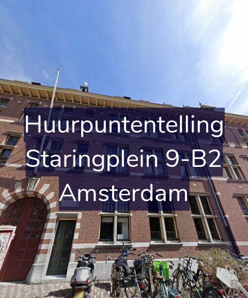 Foto gevel Huurpuntentelling voor Staringplein 9-B2, Amsterdam