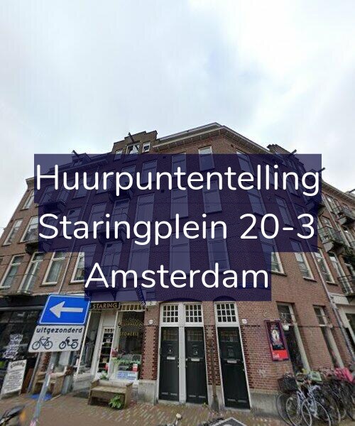 Foto gevel Huurpuntentelling voor Staringplein 20-3, Amsterdam