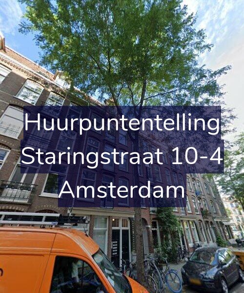 Foto gevel Huurpuntentelling voor Staringstraat 10-4, Amsterdam