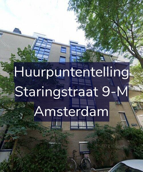 Foto gevel Huurpuntentelling voor Staringstraat 9-M, Amsterdam
