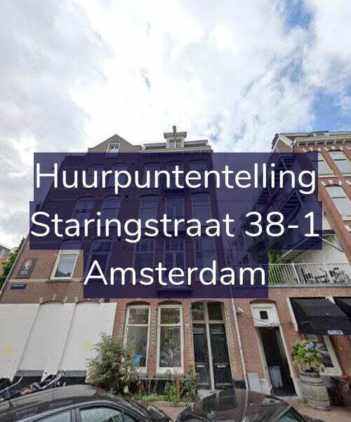 Foto gevel Huurpuntentelling voor Staringstraat 38-1, Amsterdam