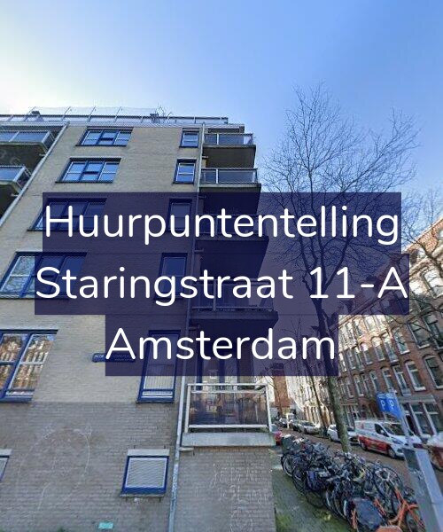 Foto gevel Huurpuntentelling voor Staringstraat 11-A, Amsterdam