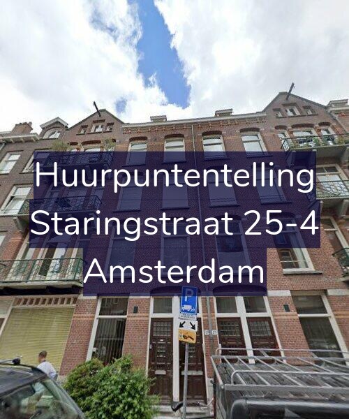 Foto gevel Huurpuntentelling voor Staringstraat 25-4, Amsterdam