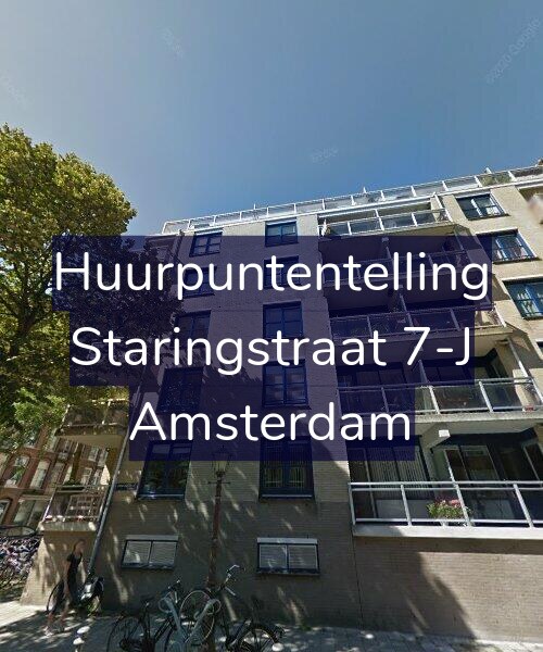 Foto gevel Huurpuntentelling voor Staringstraat 7-J, Amsterdam