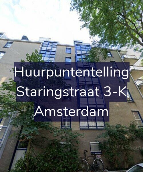 Foto gevel Huurpuntentelling voor Staringstraat 3-K, Amsterdam