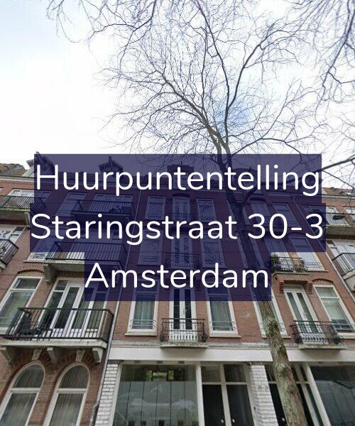Foto gevel Huurpuntentelling voor Staringstraat 30-3, Amsterdam