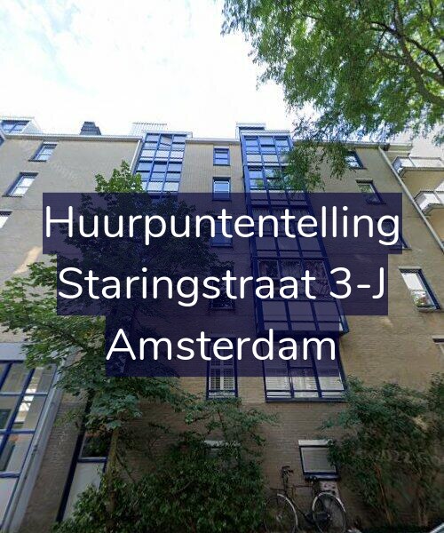 Foto gevel Huurpuntentelling voor Staringstraat 3-J, Amsterdam