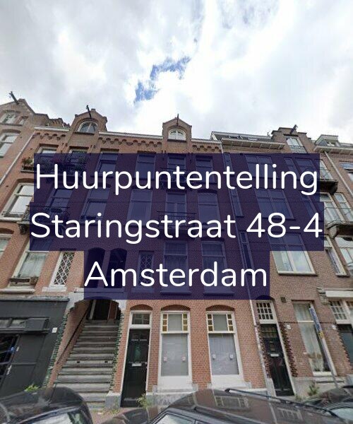 Foto gevel Huurpuntentelling voor Staringstraat 48-4, Amsterdam