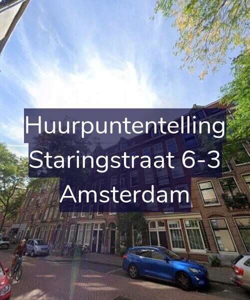 Foto gevel Huurpuntentelling voor Staringstraat 6-3, Amsterdam