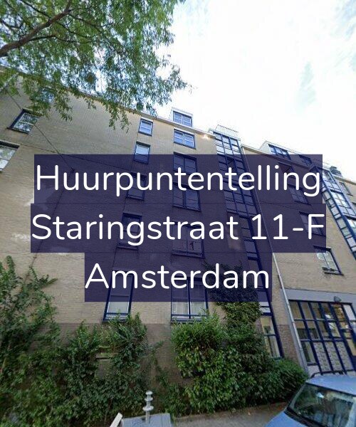 Foto gevel Huurpuntentelling voor Staringstraat 11-F, Amsterdam