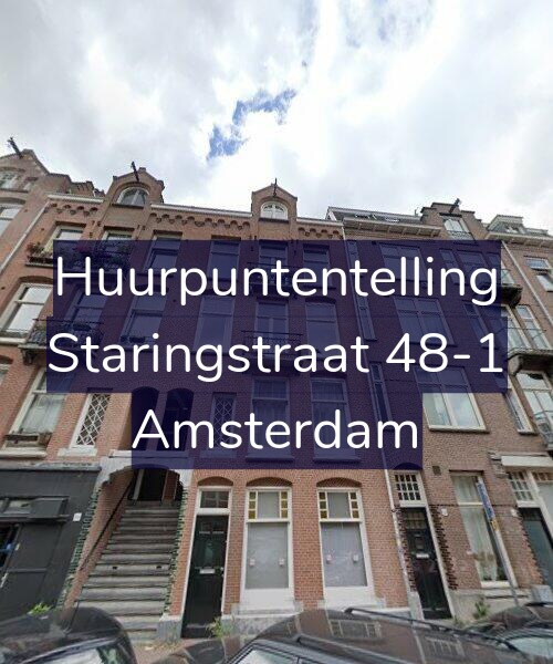 Foto gevel Huurpuntentelling voor Staringstraat 48-1, Amsterdam