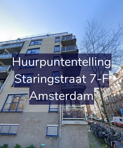 Foto gevel Huurpuntentelling voor Staringstraat 7-F, Amsterdam