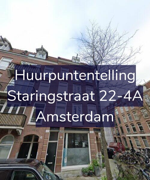 Foto gevel Huurpuntentelling voor Staringstraat 22-4A, Amsterdam
