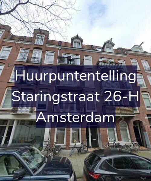 Foto gevel Huurpuntentelling voor Staringstraat 26-H, Amsterdam