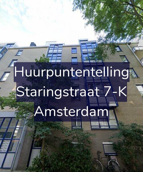 Foto gevel Huurpuntentelling voor Staringstraat 7-K, Amsterdam