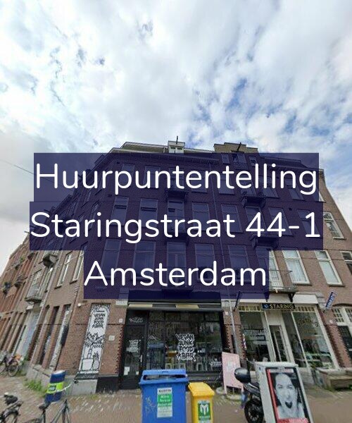Foto gevel Huurpuntentelling voor Staringstraat 44-1, Amsterdam