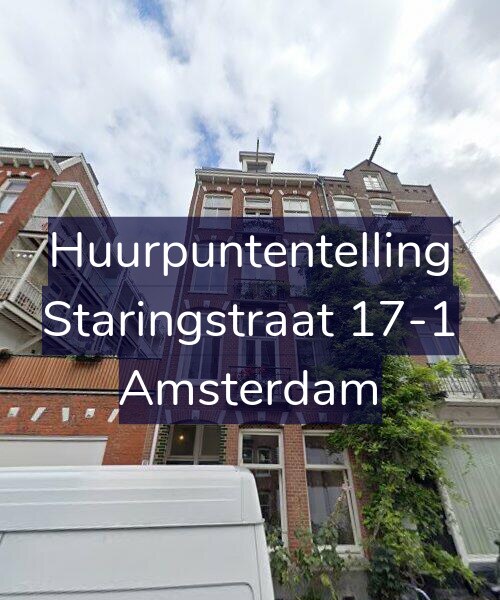 Foto gevel Huurpuntentelling voor Staringstraat 17-1, Amsterdam