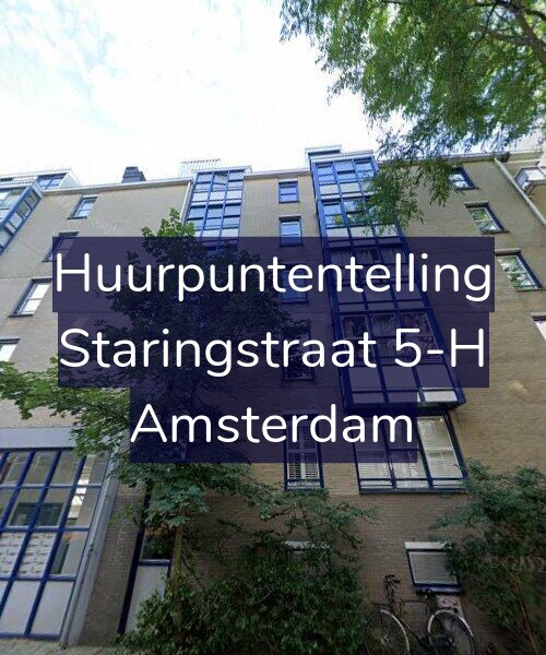 Foto gevel Huurpuntentelling voor Staringstraat 5-H, Amsterdam
