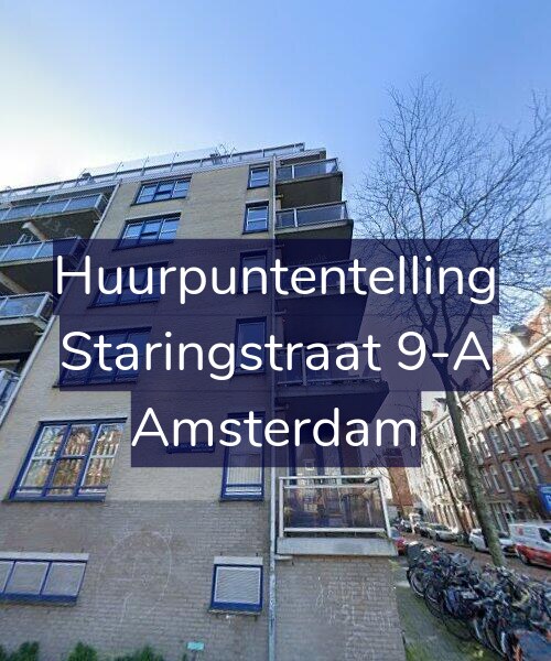 Foto gevel Huurpuntentelling voor Staringstraat 9-A, Amsterdam