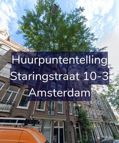 Foto gevel Huurpuntentelling voor Staringstraat 10-3, Amsterdam