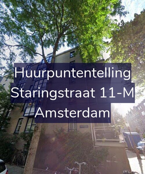 Foto gevel Huurpuntentelling voor Staringstraat 11-M, Amsterdam