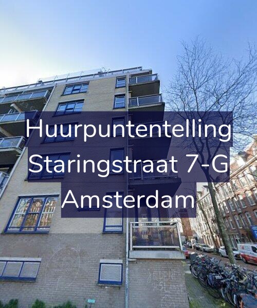 Foto gevel Huurpuntentelling voor Staringstraat 7-G, Amsterdam