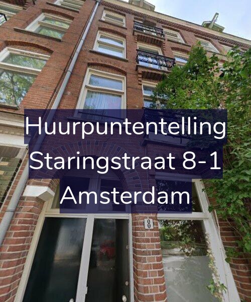 Foto gevel Huurpuntentelling voor Staringstraat 8-1, Amsterdam