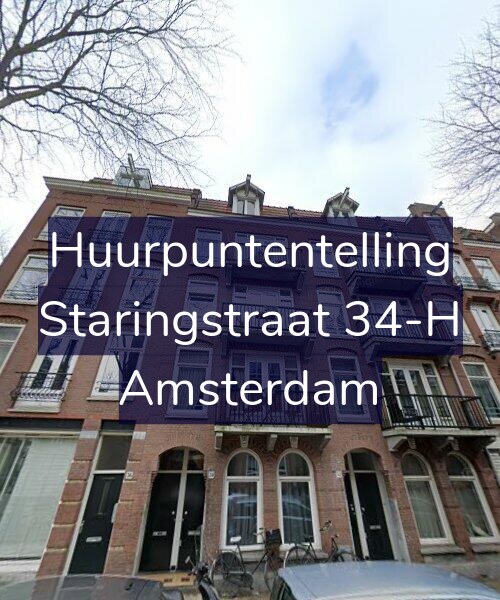 Foto gevel Huurpuntentelling voor Staringstraat 34-H, Amsterdam